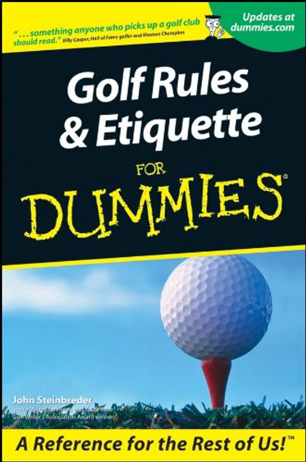 Cover Art for 9781118071175, Golf Rules and Etiquette For Dummies by John Steinbreder