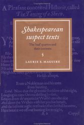 Cover Art for 9780521473644, Shakespearean Suspect Texts by Laurie Maguire