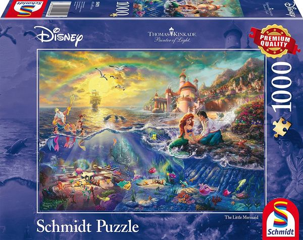 Cover Art for 4001504594794, Thomas Kinkade Disney The Little Mermaid 1000 Piece Jigsaw Puzzle by Schmidt Spiele