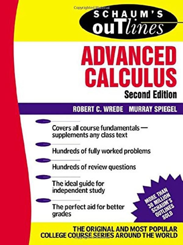 Cover Art for 9780071375672, Schaum's Outline of Advanced Calculus by Robert C. Wrede, Murray R. Spiegel