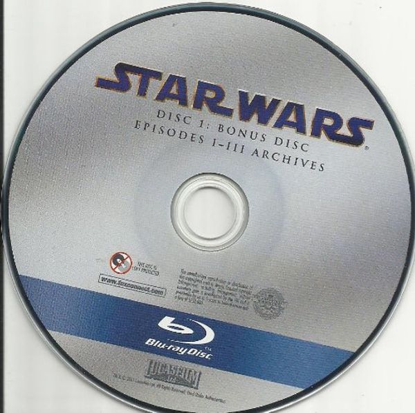 Cover Art for 0313981486146, Star Wars Bonus Disc 1 - Episodes I-III Archives Blu Ray! by Unknown