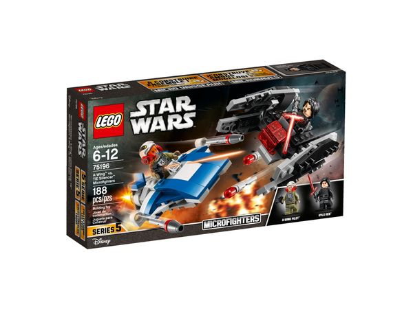 Cover Art for 5702016109900, A-Wing vs. TIE Silencer Microfighters Set 75196 by LEGO