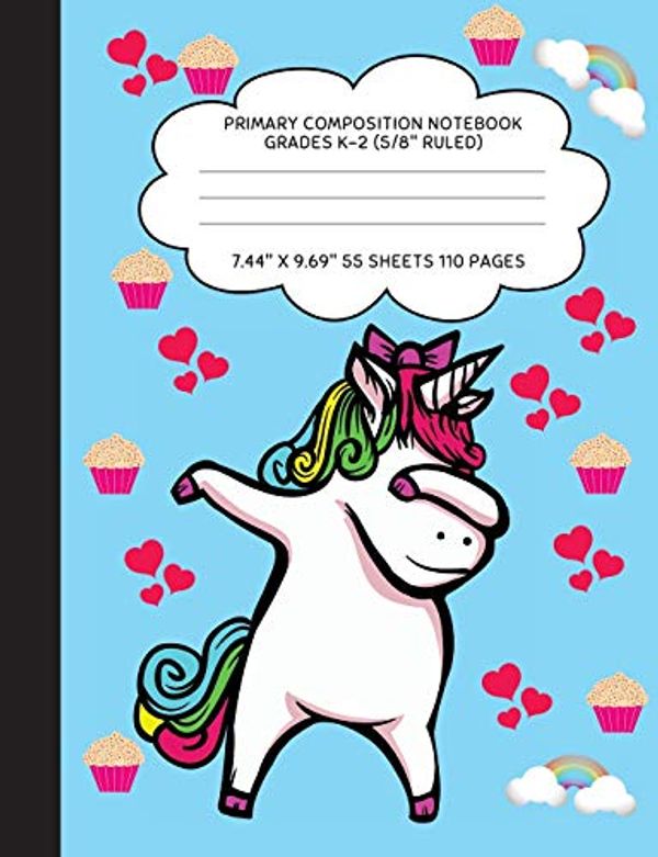 Cover Art for 9781726147712, Primary Composition Notebook Grades K-2 (5/8" Ruled): Dabbing Unicorn Journal & Doodle Diary - 112 Pages of Blank & Lined Paper for Writing and Drawing by Mind Over Matter Creations