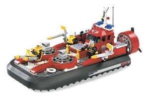 Cover Art for 0673419090841, Fire Hovercraft Set 7944 by Lego