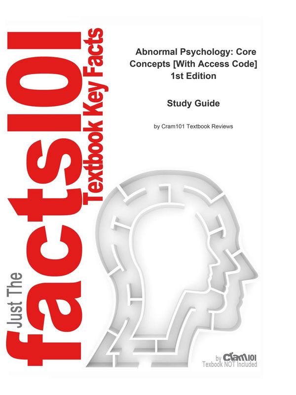 Cover Art for 9781490267388, e-Study Guide for: Abnormal Psychology: Core Concepts [With Access Code] by James N. Butcher, ISBN 9780205486830 by Cti Reviews