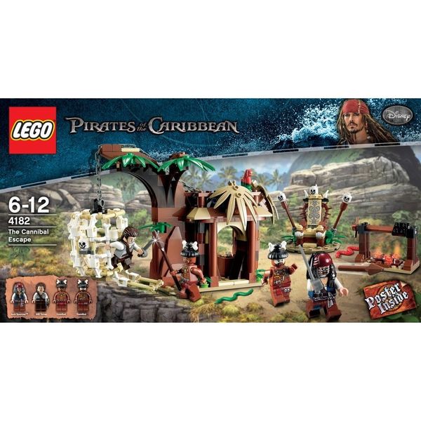 Cover Art for 0673419145015, The Cannibal Escape Set 4182 by LEGO