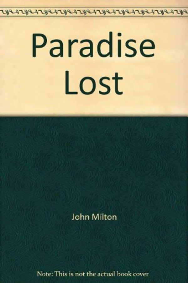 Cover Art for 9780394309972, Paradise Lost by John Milton