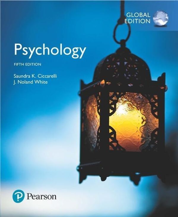 Cover Art for 9781292159713, Psychology by Saundra & White Ciccarelli