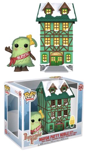 Cover Art for 0889698444248, Funko Pop! Town: Holiday - Town Hall with Mayor Patty Noble by POP