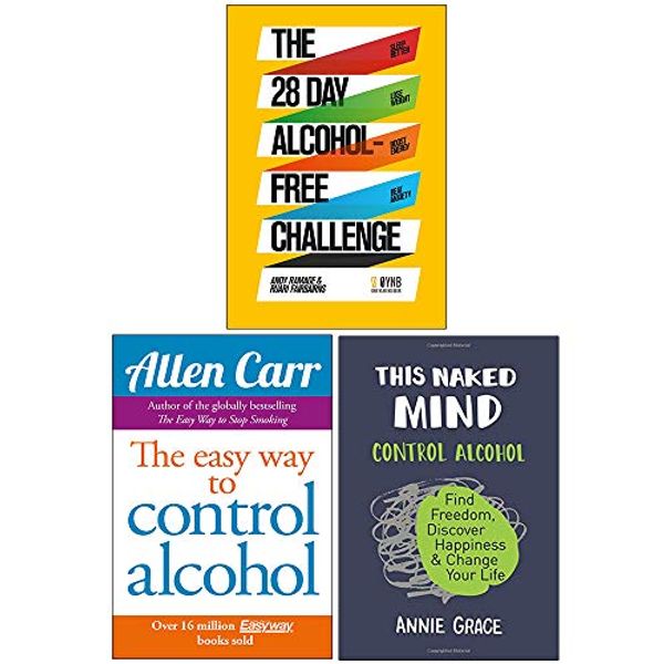 Cover Art for 9789123945337, The 28 Day Alcohol-Free Challenge, Easy Way to Control Alcohol, This Naked Mind 3 Books Collection Set by Andy Ramage, Ruari Fairbairns, Allen Carr, Annie Grace
