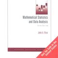 Cover Art for 9780495110897, Mathematical Statistics and Data Analysis by John A. Rice