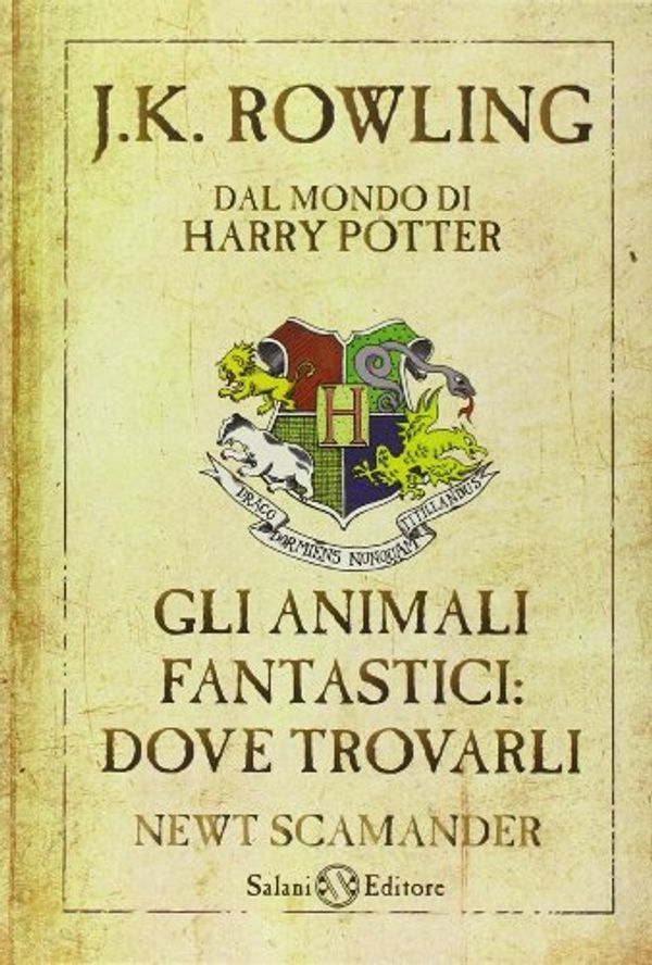 Cover Art for 9788862562690, Gli animali fantastici: dove trovarli by J. K. Rowling