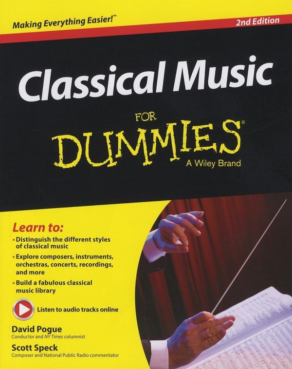 Cover Art for 9781119049753, Classical Music For Dummies by David Pogue, Scott Speck