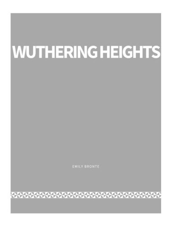 Cover Art for 9781976200687, Wuthering Heights by Emily Bronte