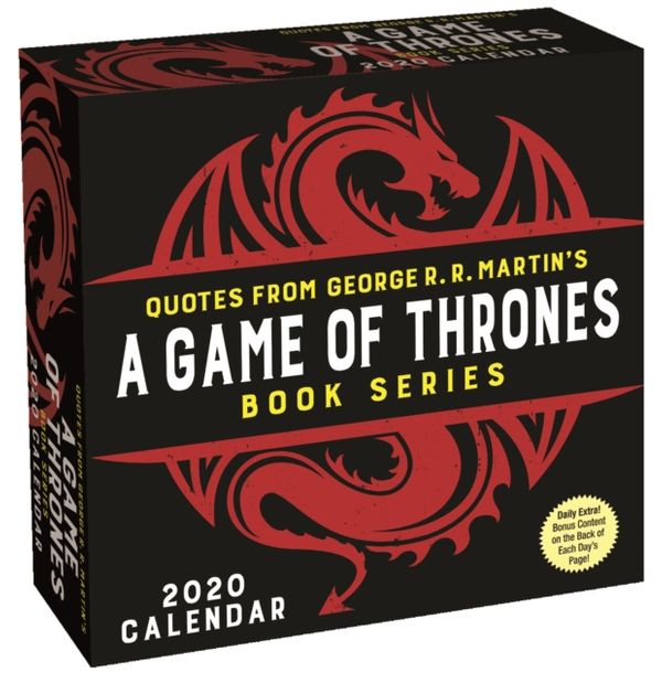 Cover Art for 9781449498405, Quotes from George R. R. Martin's Game of Thrones Book Series 2020 Calendar by George R. r. Martin