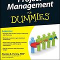 Cover Art for 9780470636503, Project Management For Dummies by Stanley E. Portny