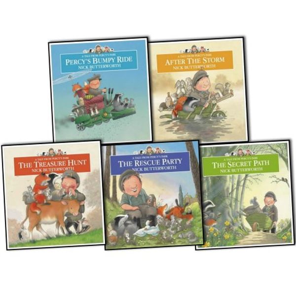 Cover Art for 9788033654490, Nick Butterworth Percy the Park Keeper 5 Books Collection Set RRP £34.95 The Rescue Party, The Secret Path, Percy's Bumpy Ride, The Treasure Hunt, After by Nick Butterworth
