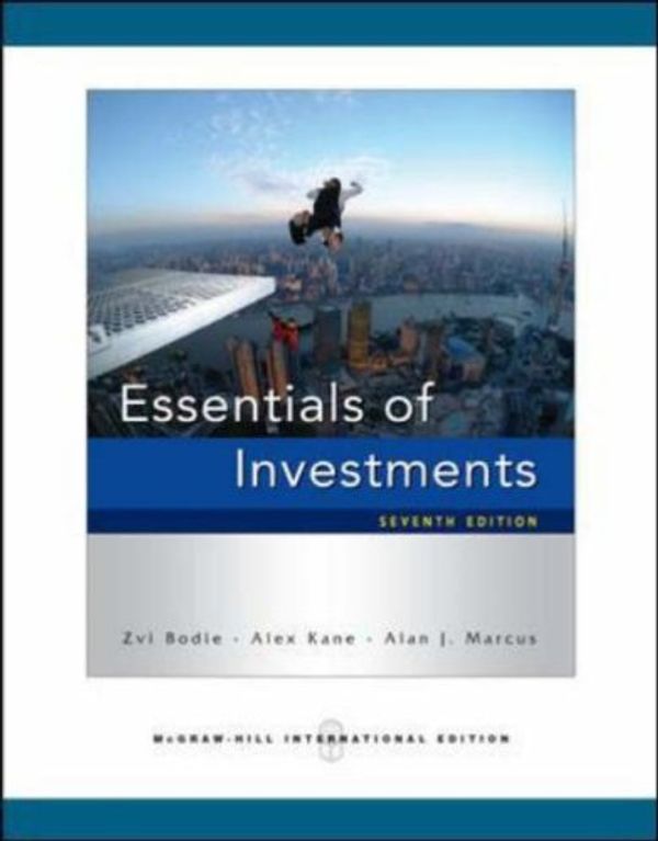 Cover Art for 9780071273466, Essentials of Investments by Zvi Bodie, Alex Kane, Alan Marcus