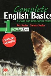 Cover Art for 9781420218848, Complete English Basics 1 - Teacher Book by Rex K. Sadler, Sandra Sadler