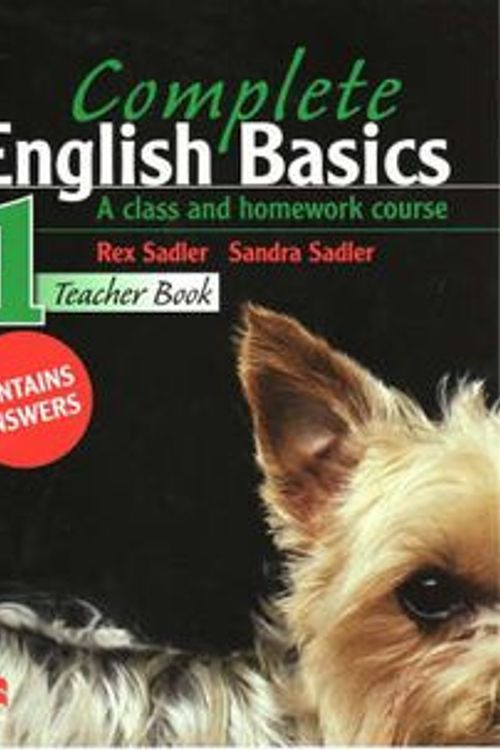 Cover Art for 9781420218848, Complete English Basics 1 - Teacher Book by Rex K. Sadler, Sandra Sadler