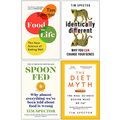 Cover Art for 9789123489879, Tim Spector Collection 4 Books Set (Food for Life [Hardcover], Identically Different, Spoon-Fed, The Diet Myth) by Tim Spector