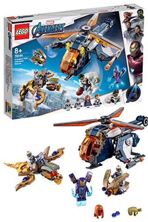 Cover Art for 5702016618068, Avengers Hulk Helicopter Rescue Set 76144 by LEGO