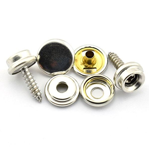 Cover Art for 0746860364233, Pro Bamboo Kitchen 40 Set Marine Grade Screw Set - Stainless Steel Snaps, Caps, Sockets, Screw Studs Boat Cover Press Snap Fastener Screw 5/8 Inches Snap Button Screw by 