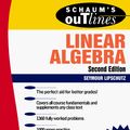 Cover Art for 9780070380073, Schaum's Outline of Theory and Problems of Linear Algebra by Seymour Lipschutz