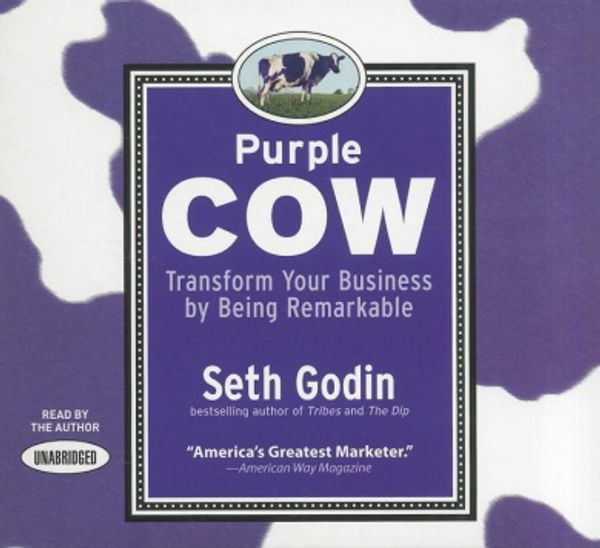 Cover Art for 9781596597587, Purple Cow by Seth Godin