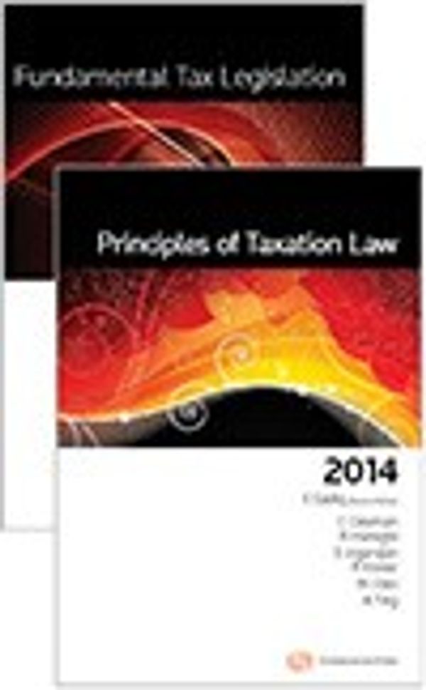 Cover Art for 9780864608598, Tax Kit 2 : Principles of Taxation Law 2014 +Fundamental Tax Legislation 2014 by Sadiq + Pinto