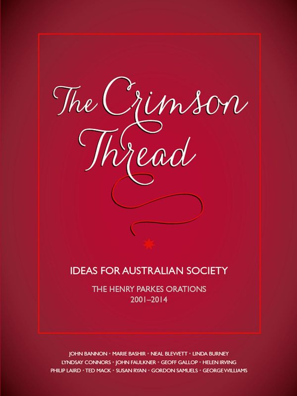 Cover Art for 9781875892976, The Crimson Thread by The Henry Parkes Foundation