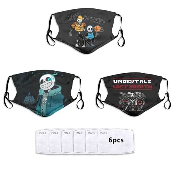 Cover Art for 9788711433201, 3PCS Undertale Adjustable Dust and Sunscreen Bandanas Sports Outdoor Balaclavas Comfortable Face Cover with 6 Filters by Stephenie Meyer
