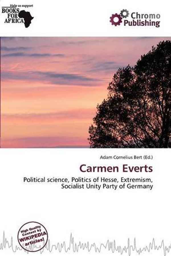 Cover Art for 9786137151204, Carmen Everts by Adam Cornelius Bert