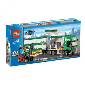 Cover Art for 0673419102414, Truck & Forklift Set 7733 by LEGO