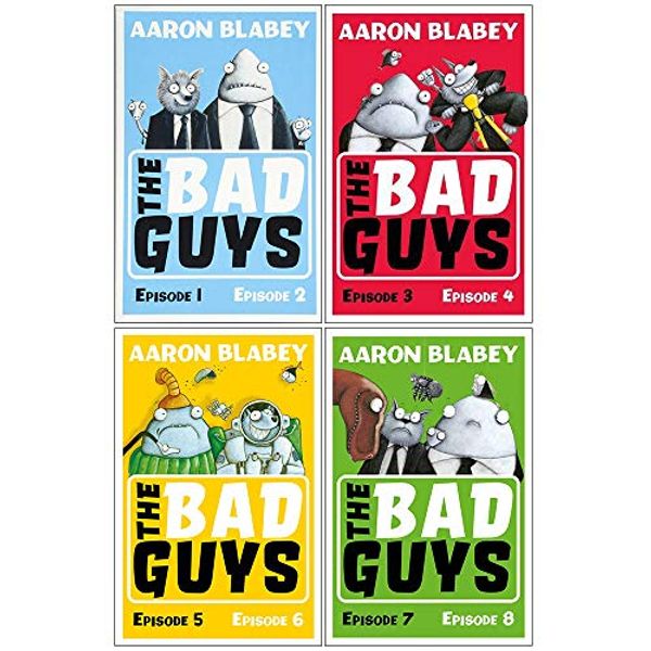 Cover Art for 9789123792665, The Bad Guys Episodes 1-8 Collection 4 Books Set by Aaron Blabey by Aaron Blabey
