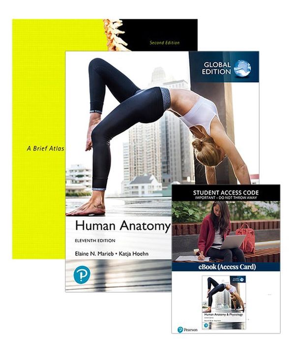 Cover Art for 9781488658532, Human Anatomy & Physiology, Global Edition with eBook + A Brief Atlas of the Human Body by Elaine Marieb, Katja Hoehn, Matt Hutchinson, Jon Mallatt, Patricia Wilhelm