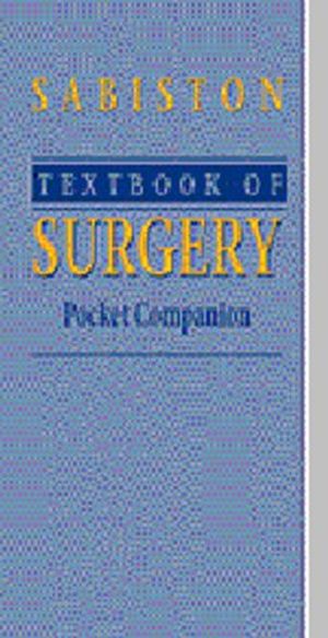 Cover Art for 9780721686707, Textbook of Surgery Pocket Companion, 2e by Frederick Christopher