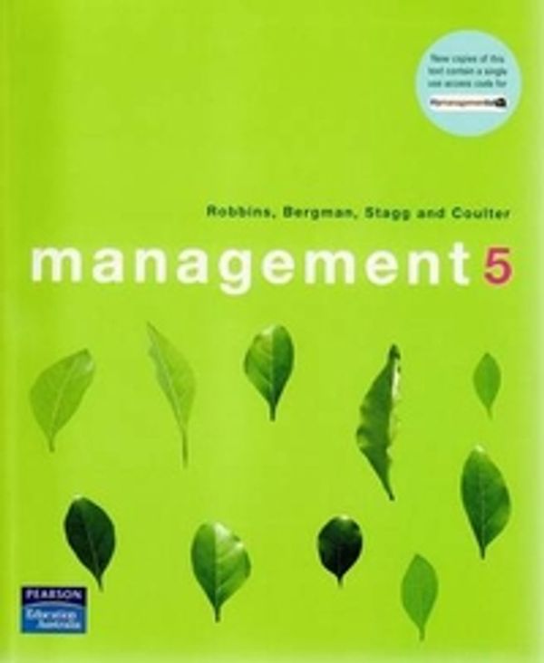 Cover Art for 9780733992940, Management by Stephen P. Robbins, R. Bergman, I. Stagg, Mary Coulter