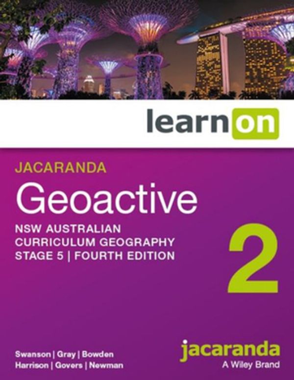 Cover Art for 9780730361541, Jacaranda Geoactive 2 Stage 5 NSW Australian Curriculum LearnON (Registration Card) by Louise Swanson