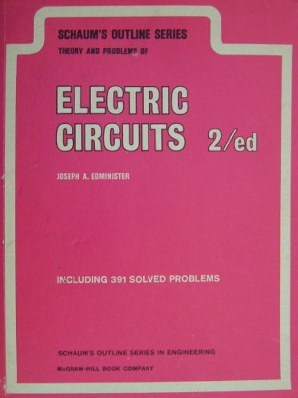 Cover Art for 9780070189843, Schaum's Outline of Electric Circuits by Joseph Edminister