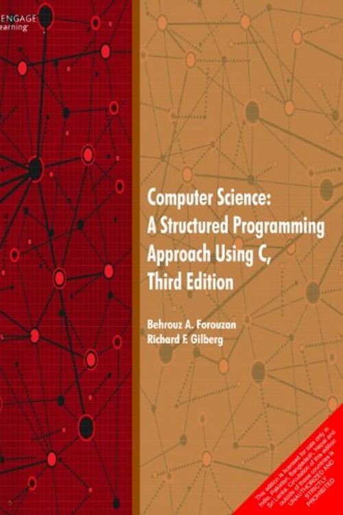 Cover Art for 9788131521236, Computer Science: A Structured Programming Approach Using C (English) 3rd Edition by Forouzan