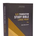 Cover Art for 9780785259480, KJV, Foundation Study Bible, Large Print, Hardcover, Gray, Red Letter, Comfort Print: Holy Bible, King James Version by Bibles - Thomas Nelson