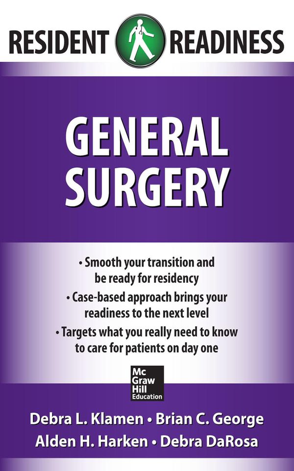 Cover Art for 9780071779890, Resident Readiness General Surgery by Debra Klamen