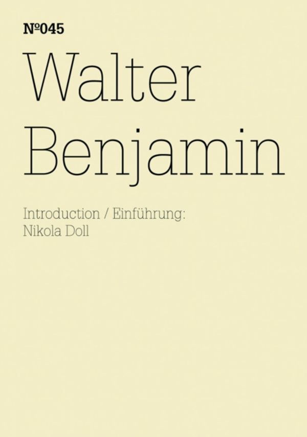 Cover Art for 9783775728942, Walter Benjamin by Walter Benjamin