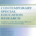 Cover Art for 9781135680626, Contemporary Special Education Research by Russell Gersten, Ellen P. Schiller, Sharon R. Vaughn