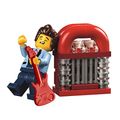 Cover Art for 0688933994834, LEGO City Town Minifigure: Rock Star / Elvis (with Juke Box & Red Guitar) 10260 by LEGO