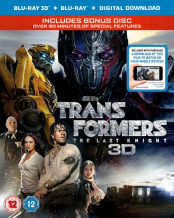 Cover Art for 5053083122898, TRANSFORMERS: THE LAST KNIGHT
(3D Blu-Ray + Blu-Ray +  digital download) [2017] by Universal Pictures