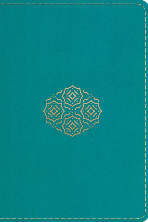 Cover Art for 9781433556036, ESV Large Print Compact Bible (Trutone, Teal, Bouquet Design) by Crossway Books