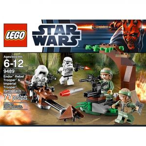 Cover Art for 5702014840416, Endor Rebel Trooper & Imperial Trooper Battle Pack Set 9489 by LEGO