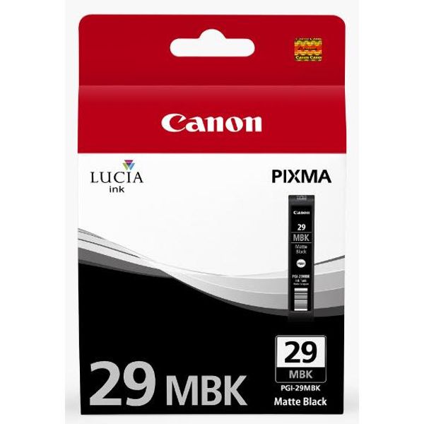 Cover Art for 4960999681887, Canon 4868B001 (PGI-29 Mbk) Ink Cartridge Black Matt, 1.93K Pages, 36m by Unknown